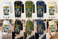 Termo de dardos Rugdarts de 500 ml con correa en blanco, negro, verde militar, azul marino y beige